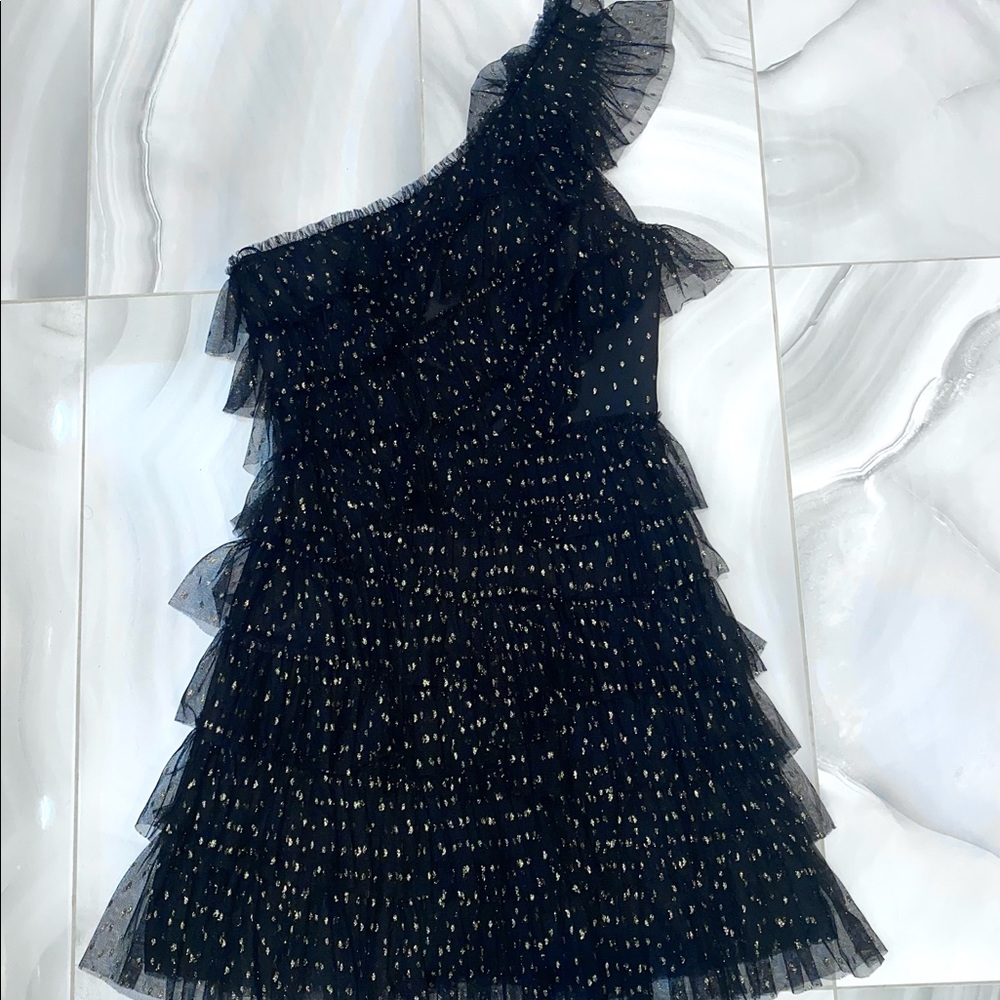 BCBG Fringe Cocktail Dress | Little Black Dress | Party Dress